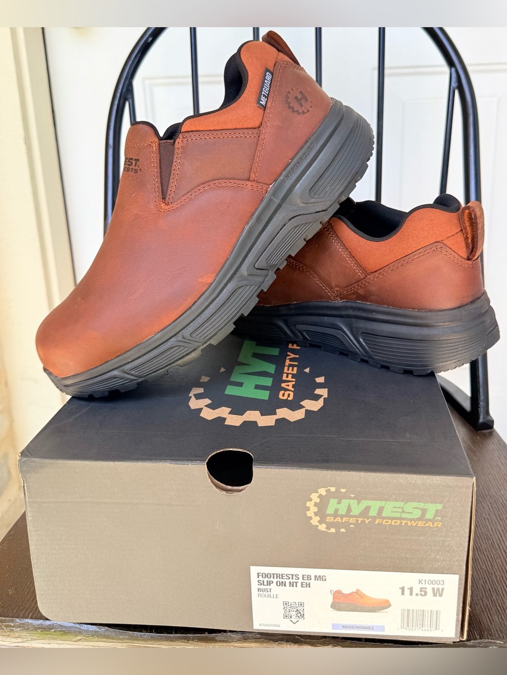 Shoes  Hytest MEN'S FOOTRESTS NANO TOE METATARSAL GUARD SLIP ON